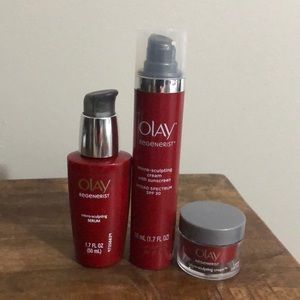 Olay Regenerist micro-sculpting serum and cream